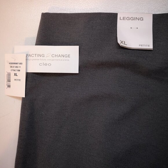 Cleo Petites NWT Ladies Size XL Petite Elastic Waist Pull On Dressy Leggings - Picture 7 of 9